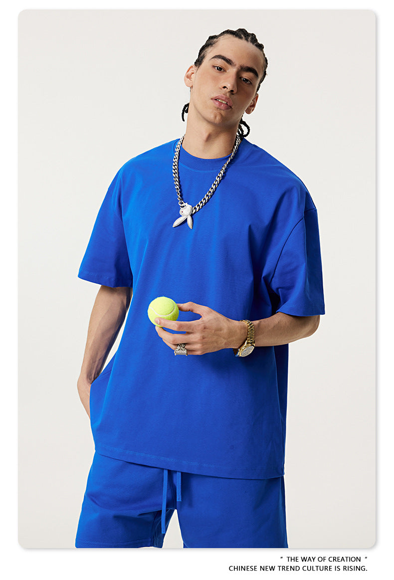 Yaviora Summer American Style Solid Color Loose T-Shirt