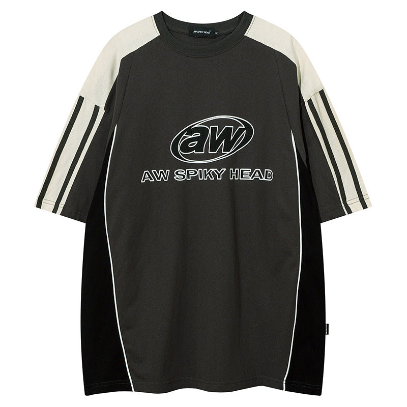 YAVIORA Letter Print Tee
