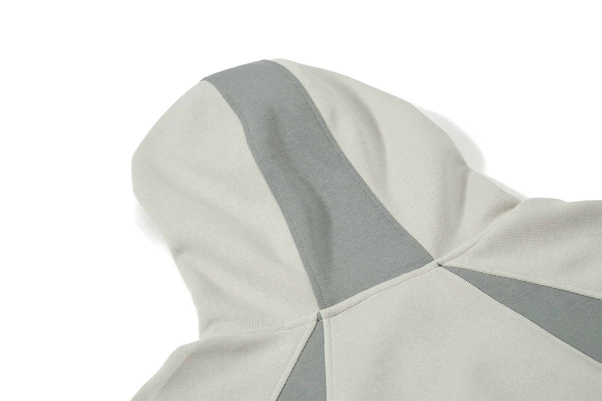 YAVIORA Hip Hoodie Patchwork Hooded Sweatshirt