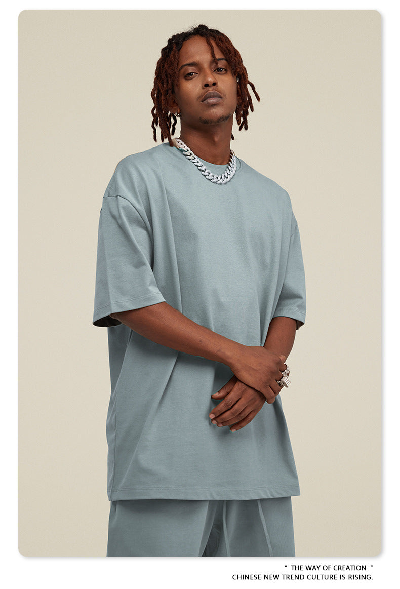 Yaviora Summer American Style Solid Color Loose T-Shirt