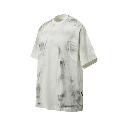 YAVIORA Dekonstruiertes Patchwork-T-Shirt