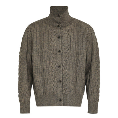 Cardigan en tricot torsadé YAVIORA