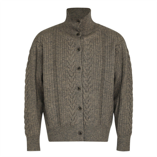 YAVIORA Cable Knit Cardigan