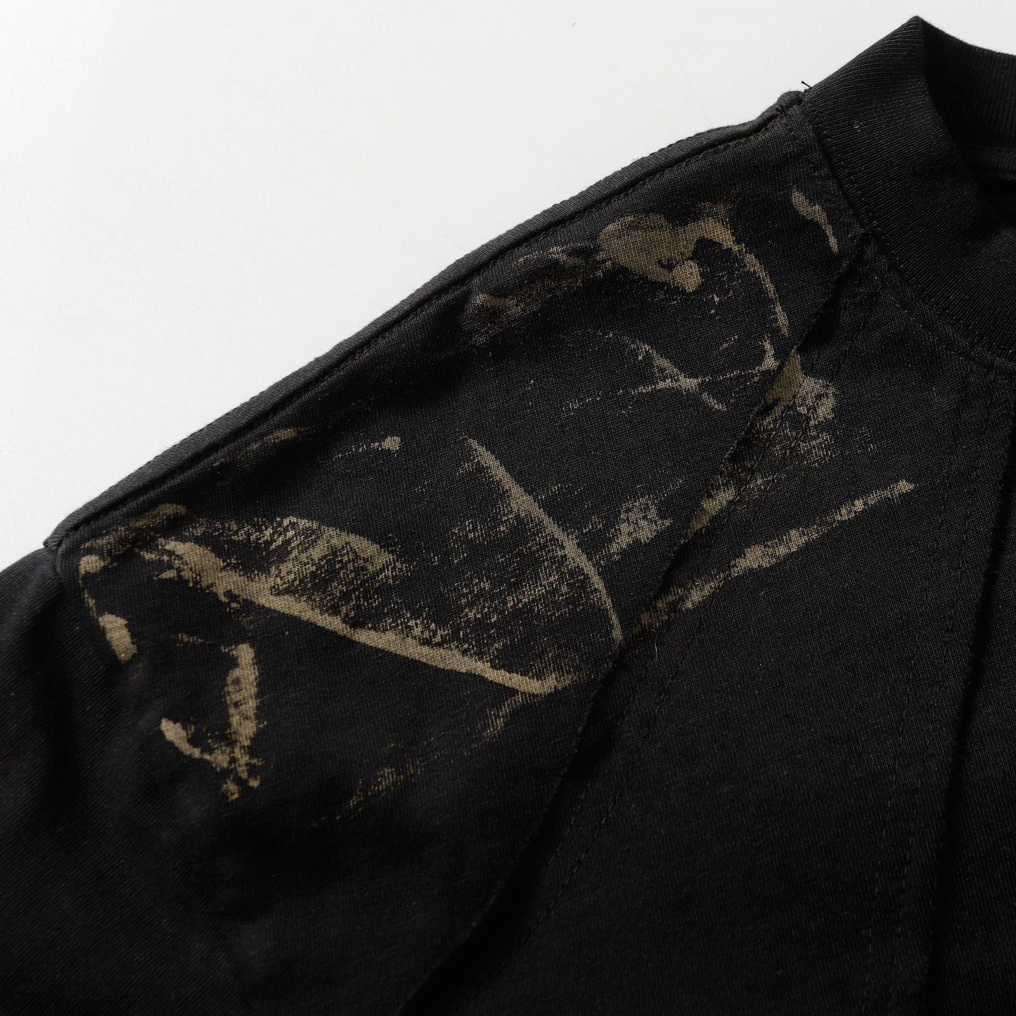 YAVIORA Dekonstruiertes Patchwork-T-Shirt