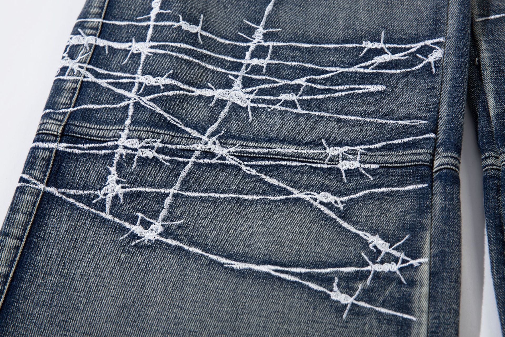 YAVIORA Multi-Pocket Workwear Denim Jeans