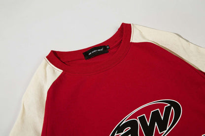 YAVIORA Letter Print Tee