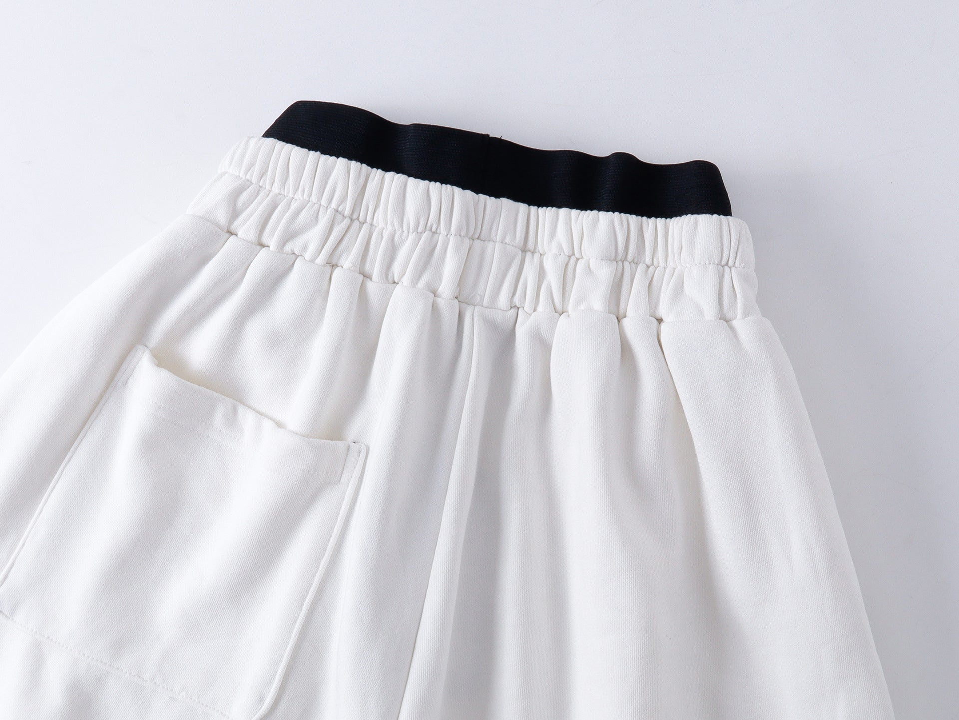 AVIORA Washed Ripped Drape Track Pants