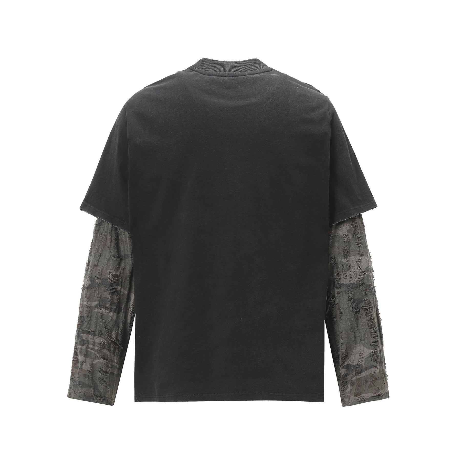 YAVIORA Distressed Layered Longsleeve