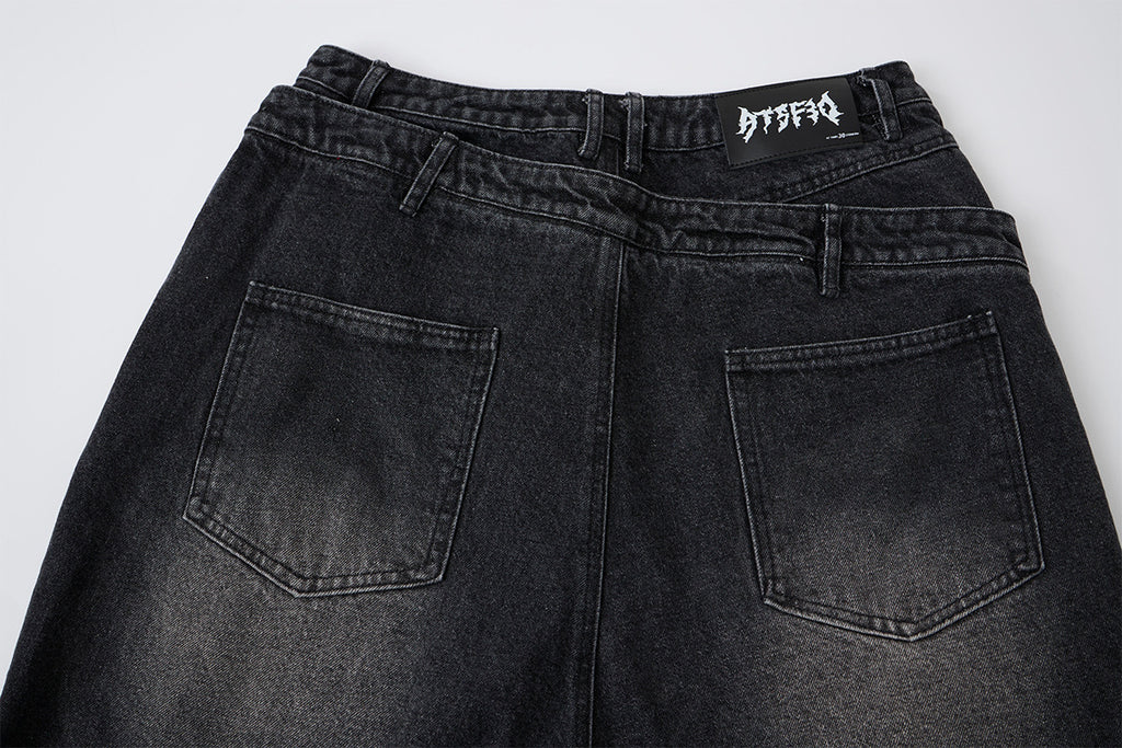 YAVIORA Ripped and Distressed Denim Shorts