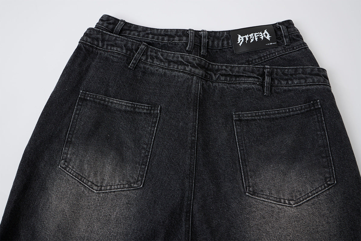 YAVIORA Ripped and Distressed Denim Shorts