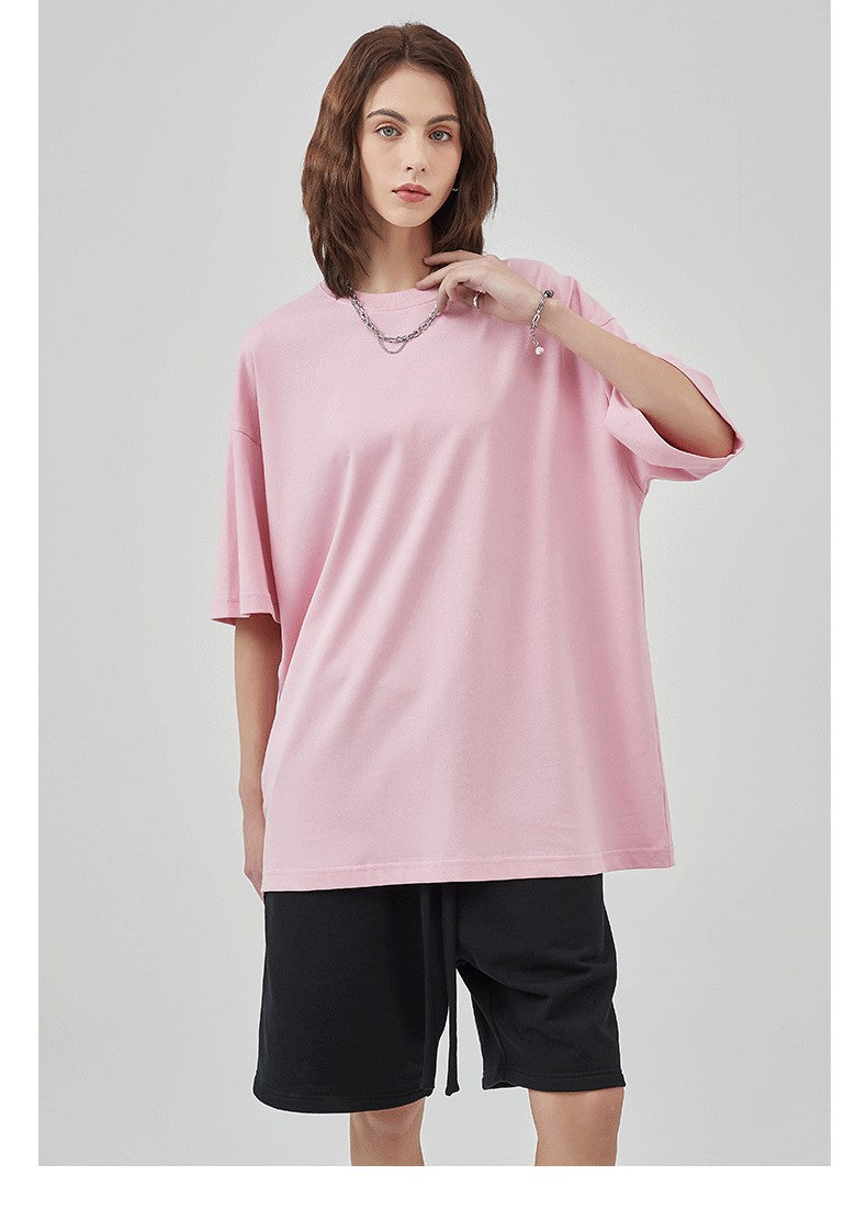 Yaviora 230G Double Yarn Pure Cotton Short-Sleeve T-Shirt