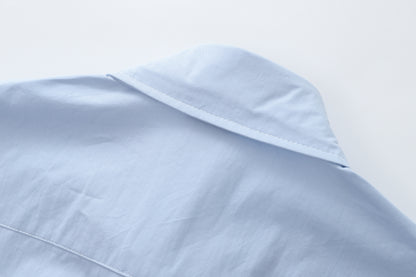 Chemise universitaire à motifs de dessin animé YAVIORA