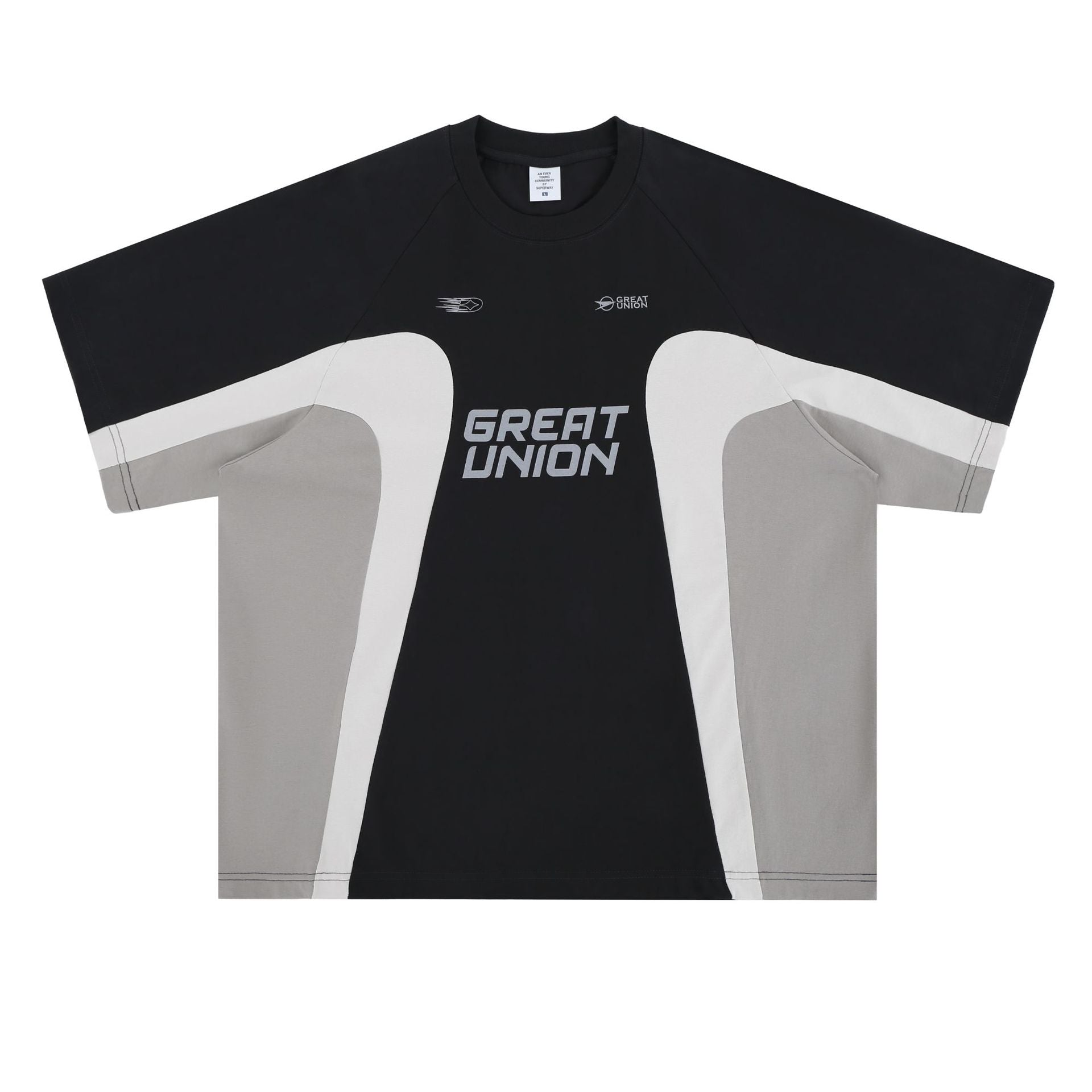 YAVIORA Color-Block-T-Shirt