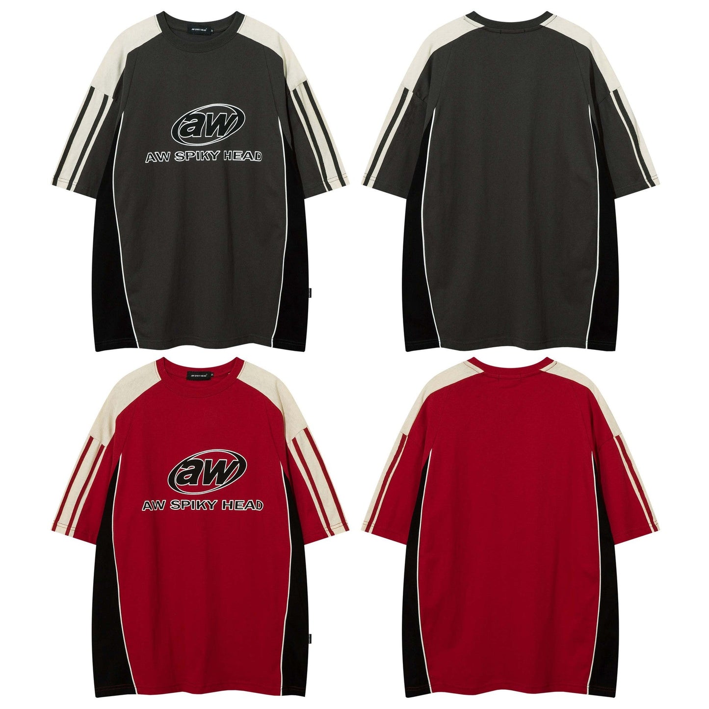 YAVIORA Letter Print Tee