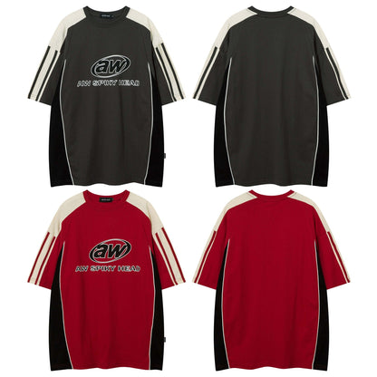 YAVIORA Letter Print Tee