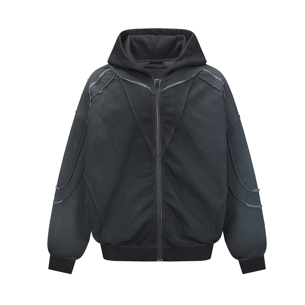 YAVIORA Deconstructed Batik Hoodie