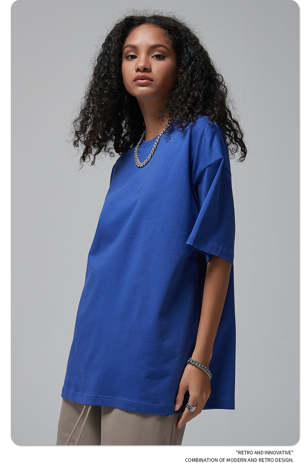 Yaviora 230G Double Yarn Pure Cotton Short-Sleeve T-Shirt