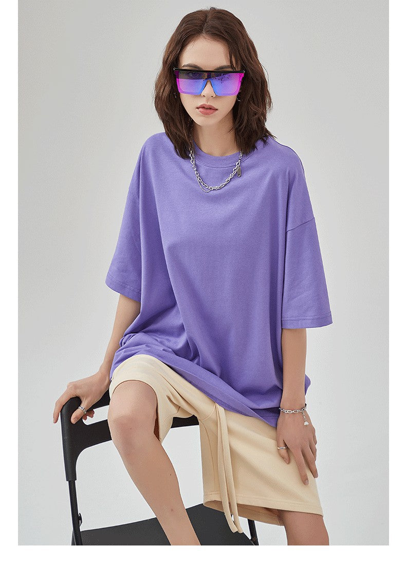 Yaviora 230G Double Yarn Pure Cotton Short-Sleeve T-Shirt