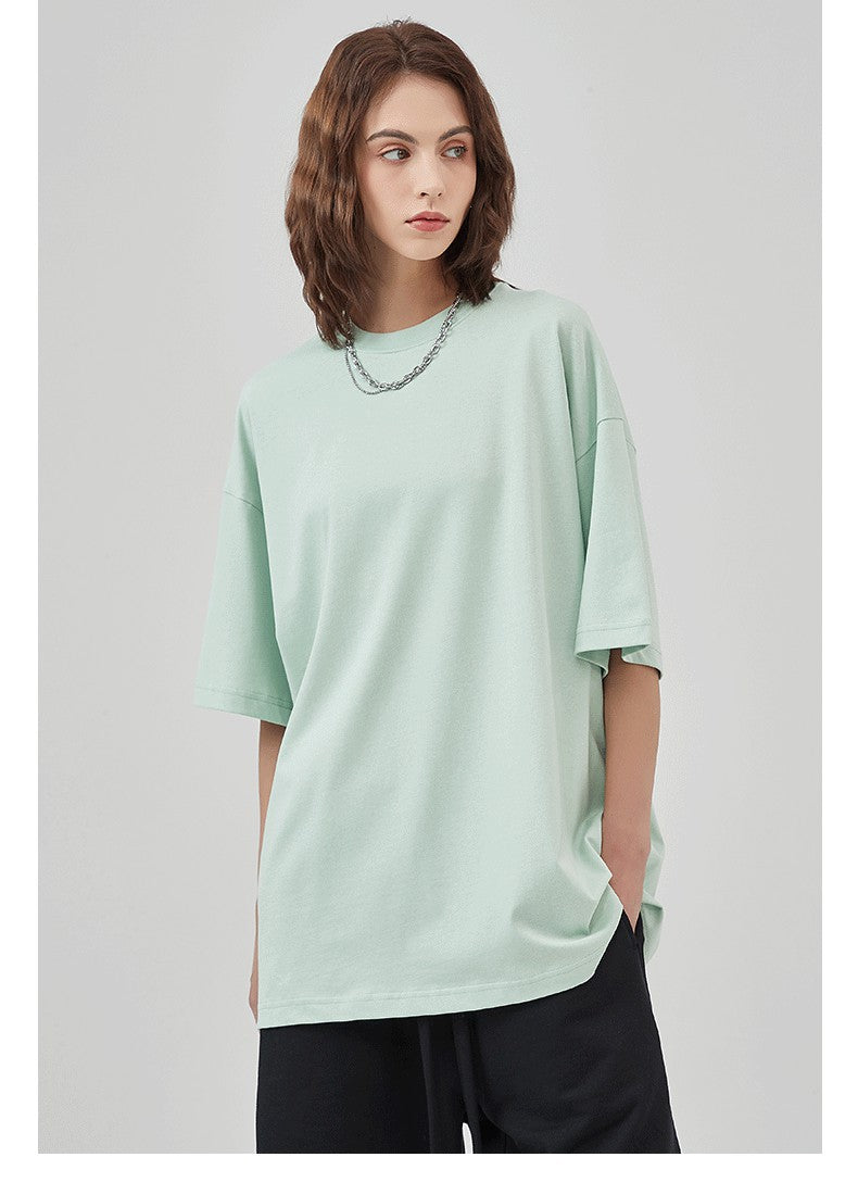Yaviora 230G Double Yarn Pure Cotton Short-Sleeve T-Shirt