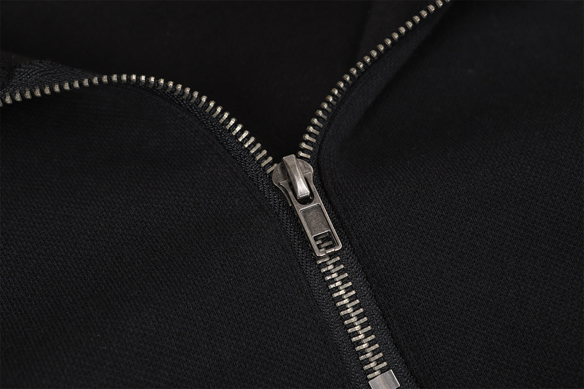 YAVIORA Wasteland Style Washed and Dirty Hooded Sweatshirt