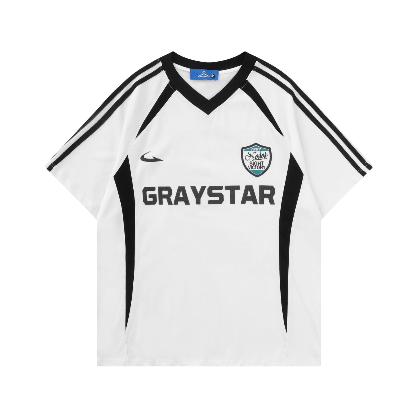 YAVIORA Racing Stripe T-Shirt