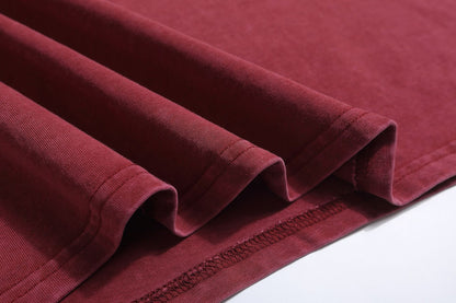 YAVIORA Suede Colorblock Polo Tee