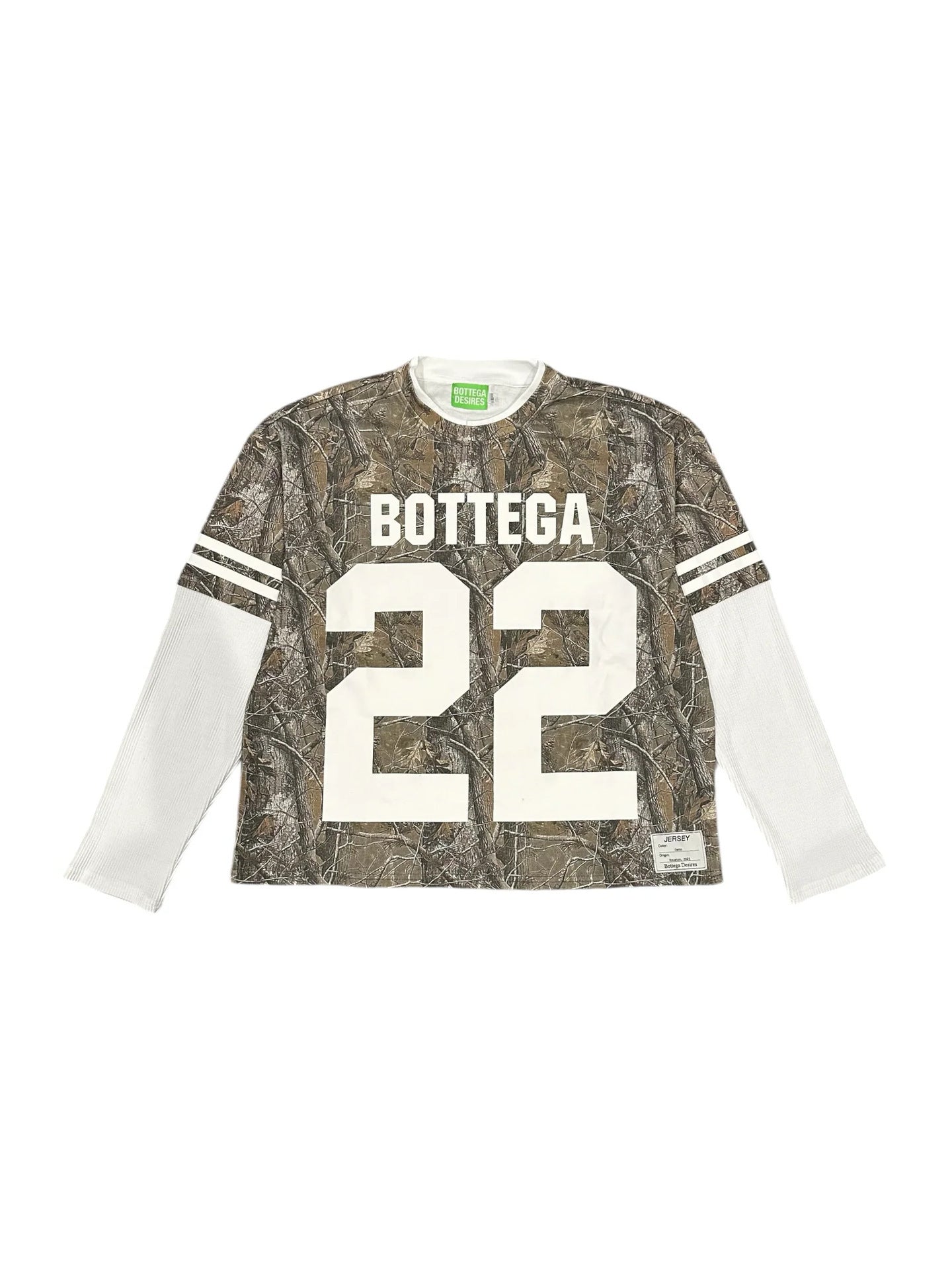 Camouflage Distressed Denim Cargo Shorts