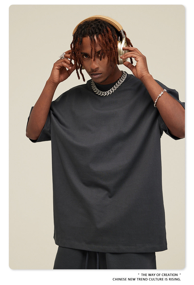Yaviora Summer American Style Solid Color Loose T-Shirt