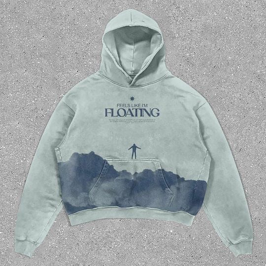 Unique Hand-Painted 3D Graffiti Print Hoodie