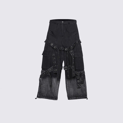 YAVIORA Hardware Detail Jeans