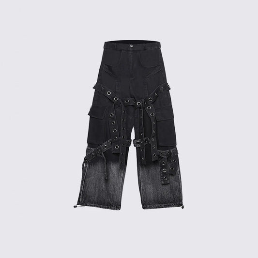 YAVIORA Hardware Detail Jeans