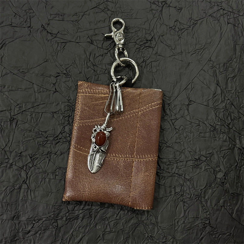 Yaviora Coin Purse ID Card Holder Keychain