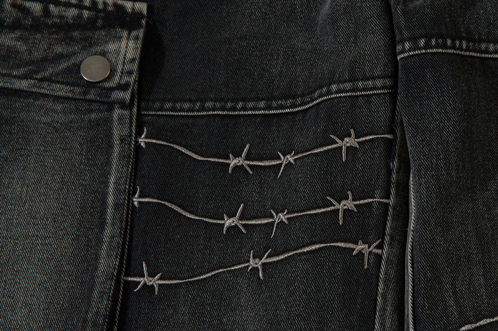 YAVIORA Multi-Pocket Workwear Denim Jeans