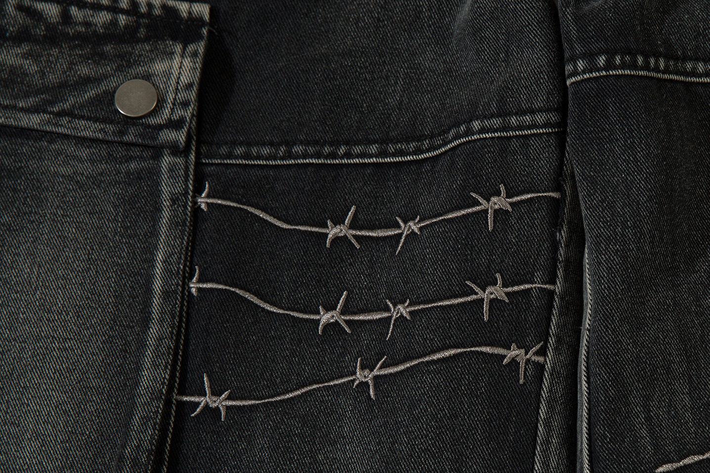 YAVIORA Multi-Pocket Workwear Denim Jeans