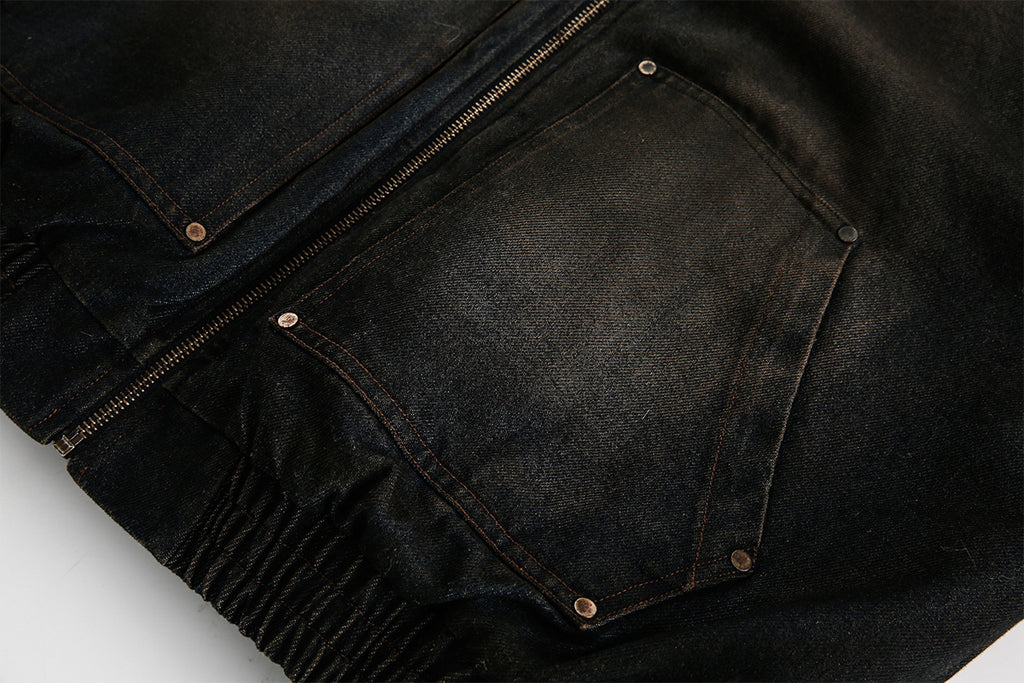 YAVIORA Denim Puffer Jacket