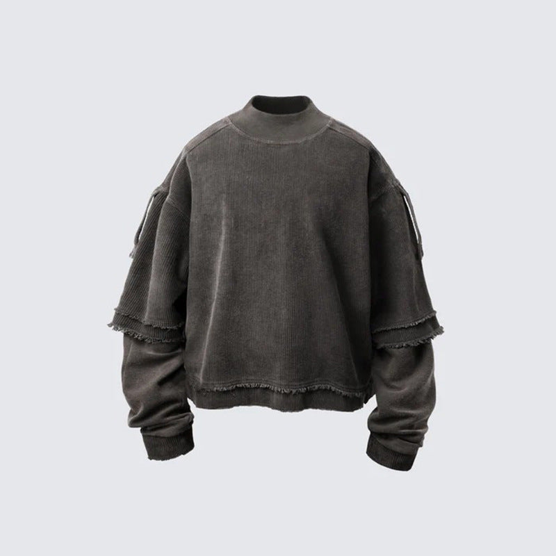 YAVIORA Mud Dye Layered Tee