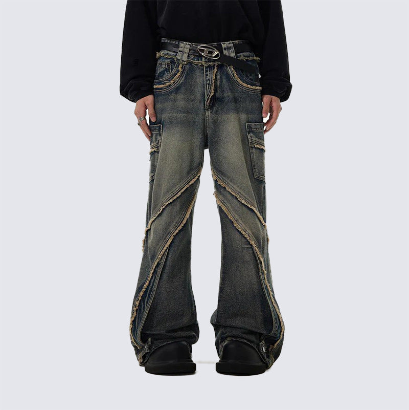 YAVIORA Destroyed Frayed Jeans