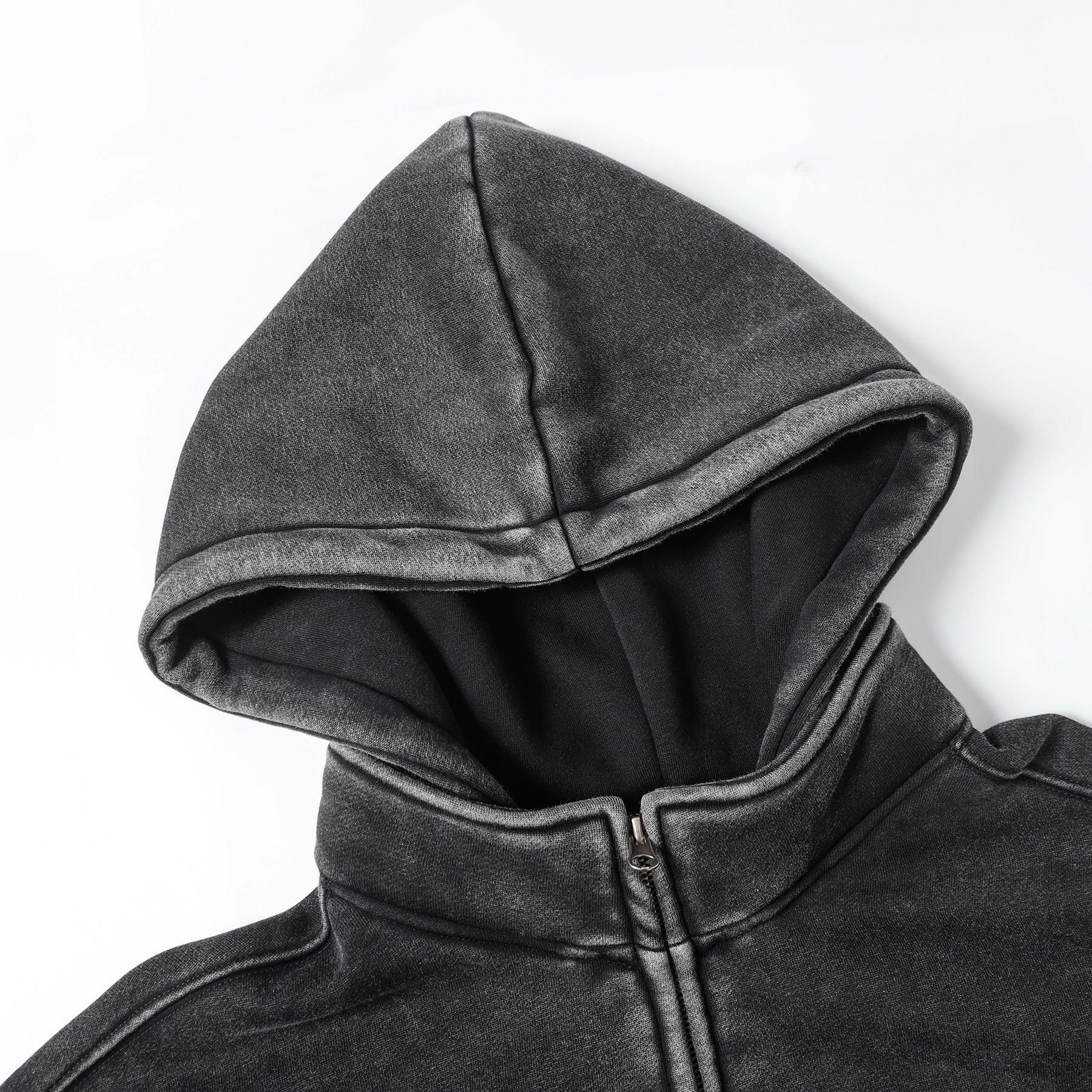 YAVIORA Wasteland Washed Zip-Up Sweatshirt