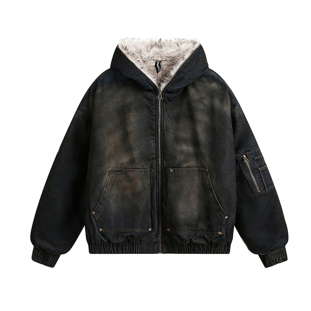 YAVIORA Denim Puffer Jacket