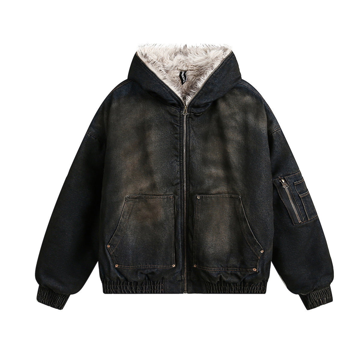 YAVIORA Denim Puffer Jacket
