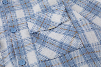 YAVIORA Plaid Hooded Shirt