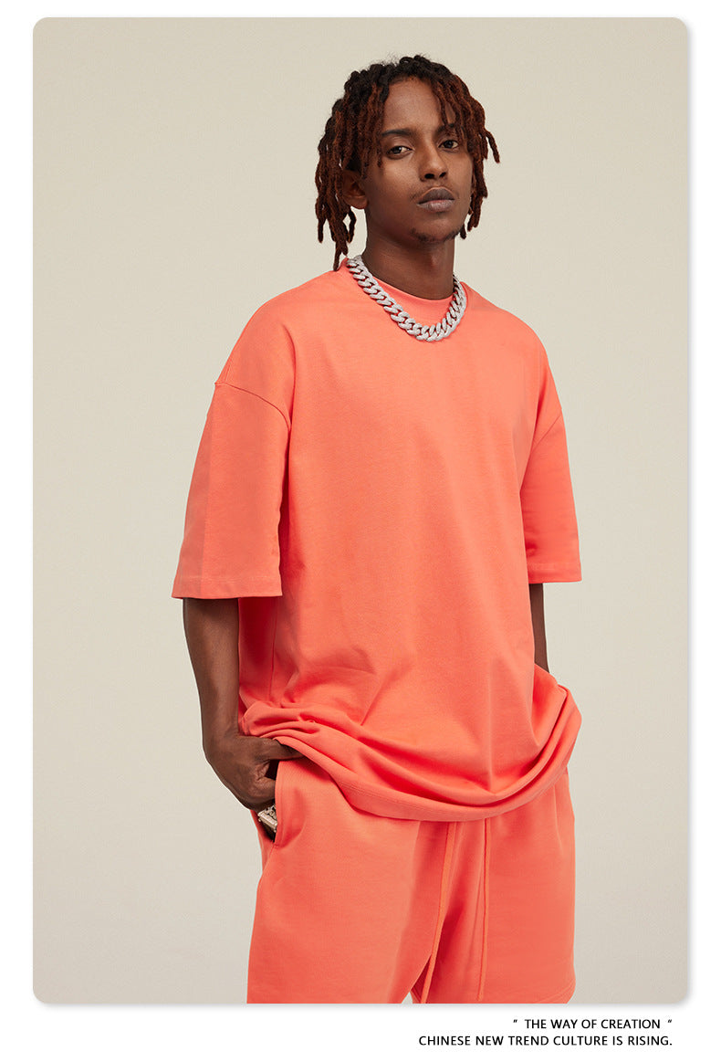 Yaviora Summer American Style Solid Color Loose T-Shirt