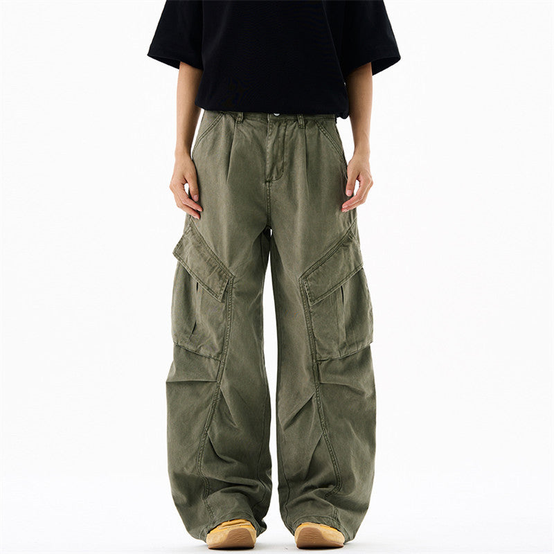 YAVIORA Pleated Cargo Pants