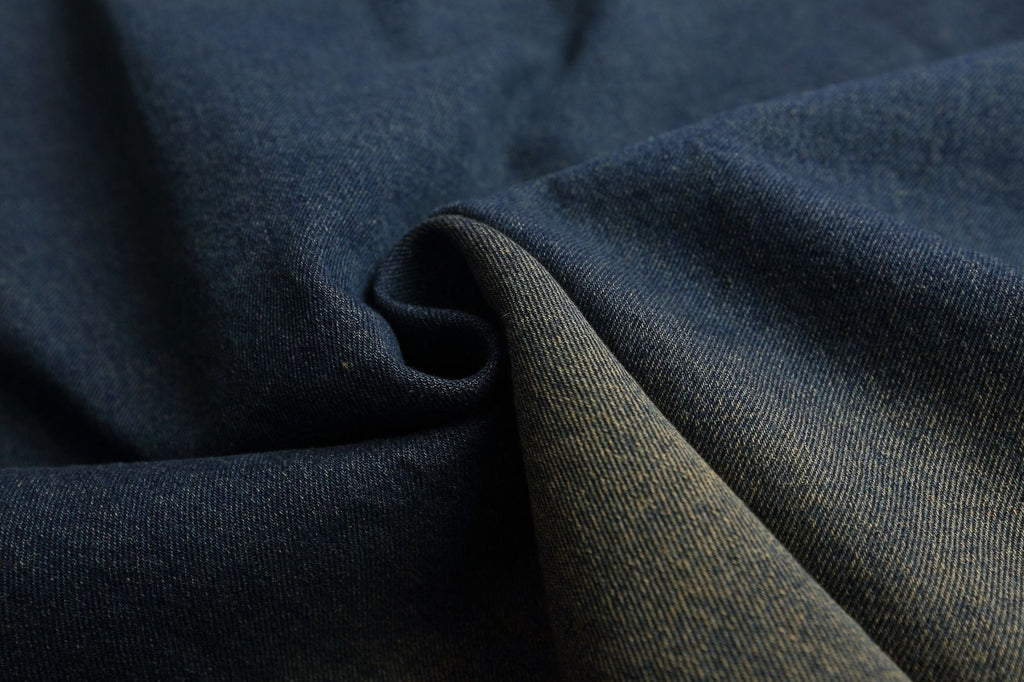 YAVIORA Denim Embroidered Hoodie