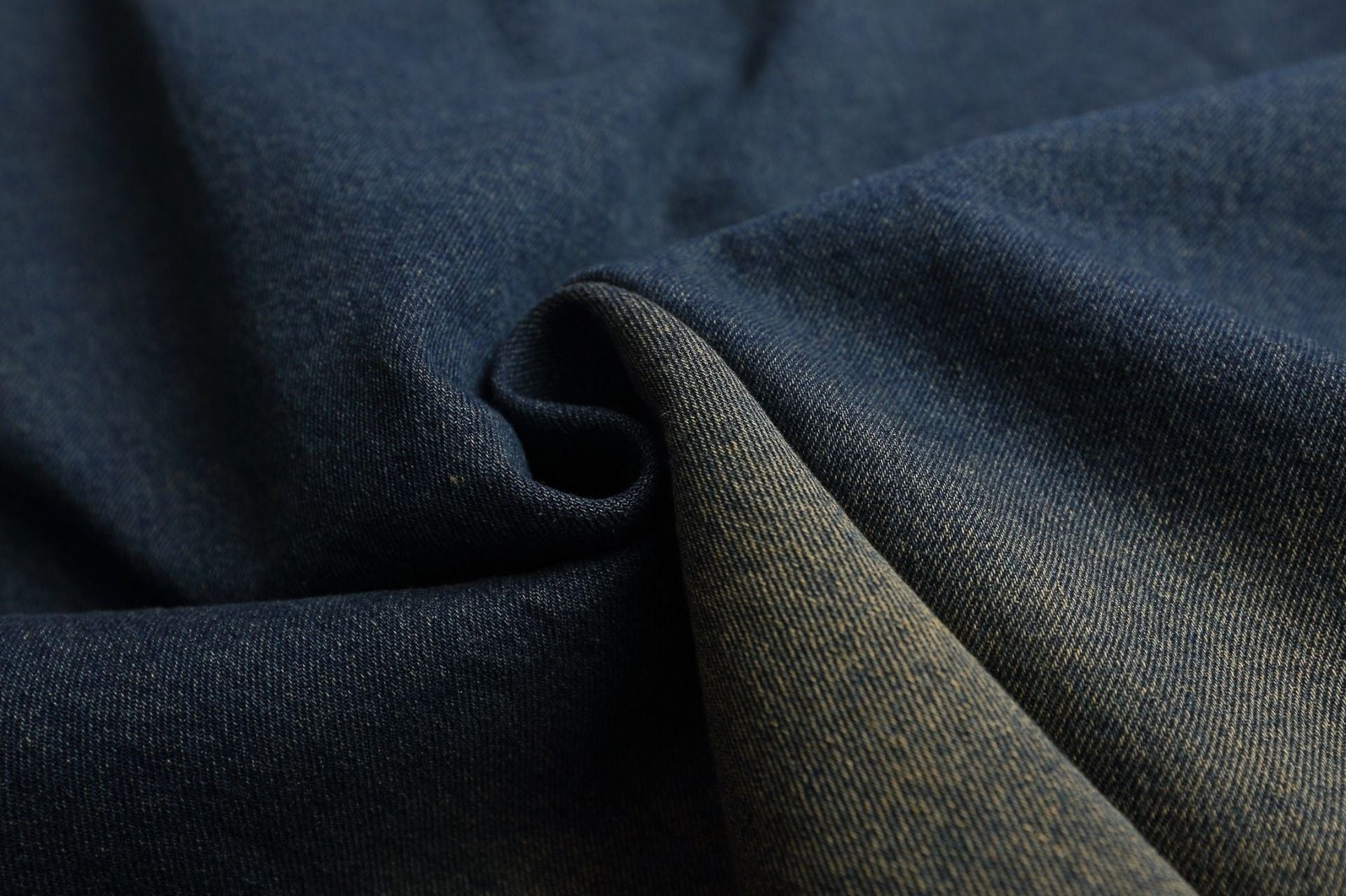YAVIORA Denim Embroidered Hoodie