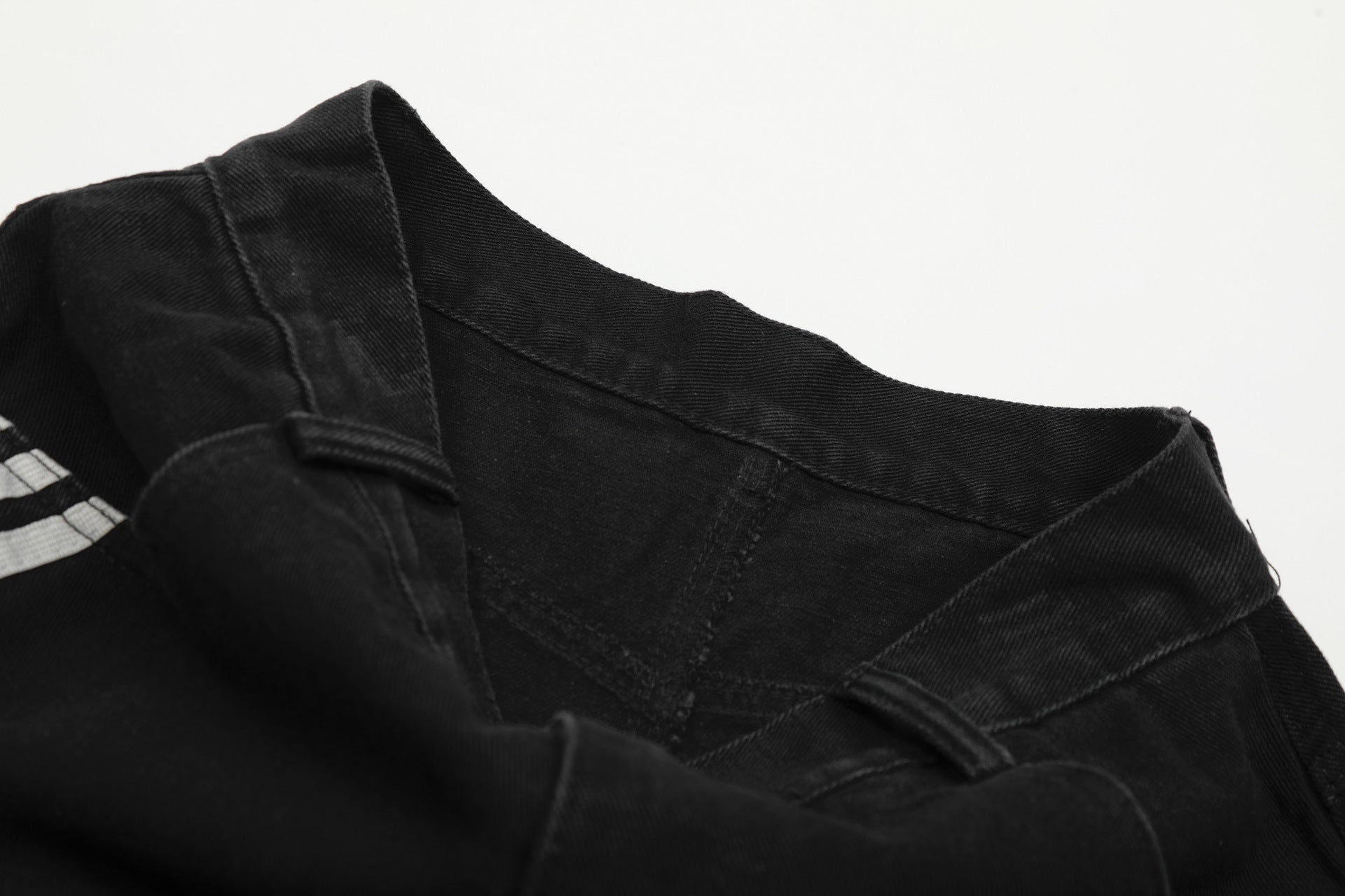 YAVIORA Deconstructed 3-Stripes Curved Wide Leg Pants