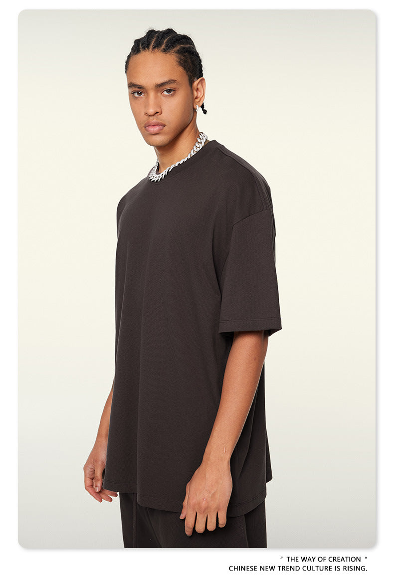 Yaviora Summer American Style Solid Color Loose T-Shirt