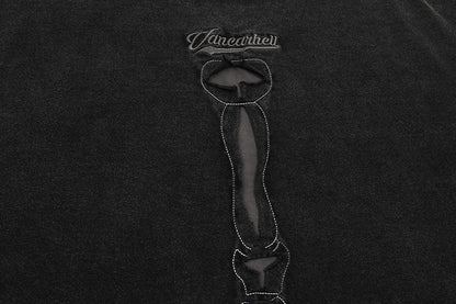 YAVIORA Skull Vintage T-Shirt
