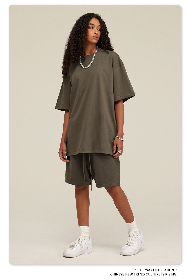 Yaviora Summer American Style Solid Color Loose T-Shirt