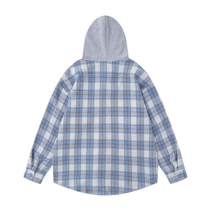 YAVIORA Plaid Hooded Shirt